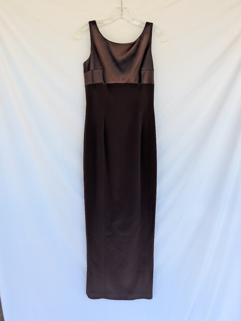 Vintage Tahari Long Brown Dress
